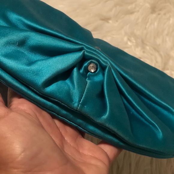 YSL silk evening clutch
